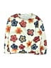Unbranded Floral Ivory Sweatshirt Size 4 - photo 1