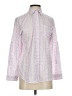 Joy Joy Checkered-gingham Pink Long Sleeve Blouse Size S - photo 1