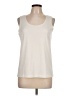 Chico's Ivory Sleeveless T-Shirt Size Lg (2) - photo 1