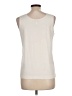 Chico's Ivory Sleeveless T-Shirt Size Lg (2) - photo 2