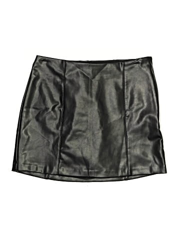 Abercrombie & Fitch Faux Leather Skirt (view 1)