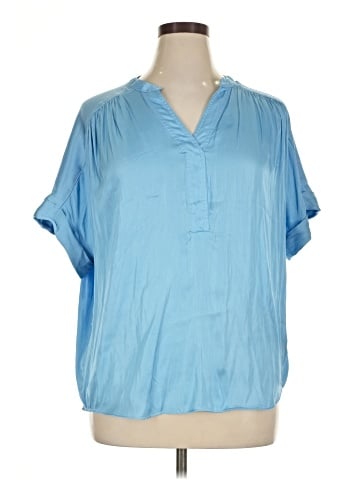 Philosophy Republic Clothing Short Sleeve Blouse (view 1)