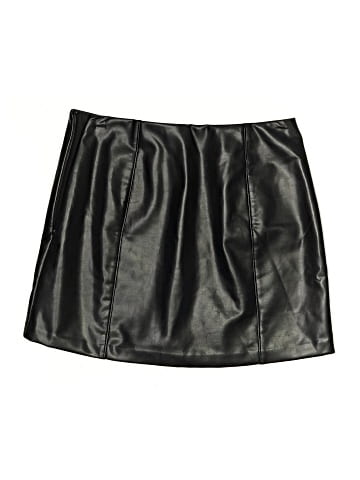 Abercrombie & Fitch Faux Leather Skirt (view 2)