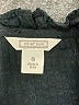 Point Sur 100% Cotton Black Long Sleeve Blouse Size 8 - photo 7