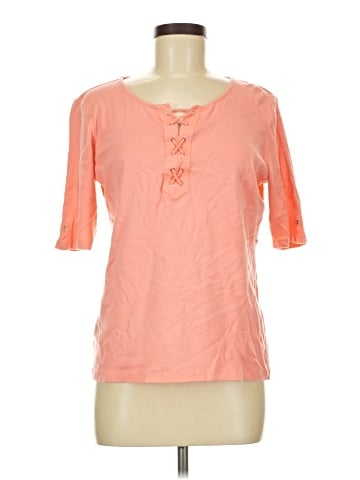 Karen Scott 3/4 Sleeve Top (view 1)