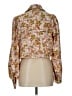 Unbranded 100% Polyester Brown Long Sleeve Blouse Size L - photo 2