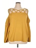 retrology Yellow Gold Long Sleeve Top Size XL - photo 1