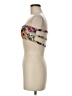 Boys + Arrows Floral Tan Tank Top Size M - photo 5