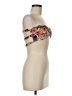 Boys + Arrows Floral Tan Tank Top Size M - photo 4