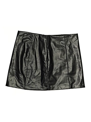Abercrombie & Fitch Faux Leather Skirt (view 1)
