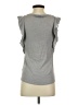 Jun & Ivy Gray Short Sleeve Top Size S - photo 2