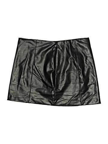 Abercrombie & Fitch Faux Leather Skirt (view 2)