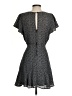 Mi ami 100% Polyester Polka Dots Gray Casual Dress Size S - photo 2