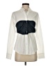 Veronica Beard Polka Dots Ivory Long Sleeve Blouse Size 2 - photo 1