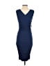 Express Solid Blue Cocktail Dress Size S - photo 2