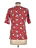 Lularoe Floral Red Short Sleeve T-Shirt Size M - photo 2