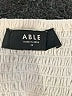 ABLE 100% Viscose Ivory Long Sleeve Top Size XS - photo 7
