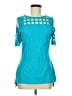 Sarin Mathews Teal Short Sleeve Top Size M - photo 1