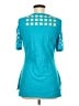 Sarin Mathews Teal Short Sleeve Top Size M - photo 2