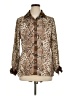 Mishca 100% Polyester Animal Print Brown Long Sleeve Blouse Size XL - photo 1
