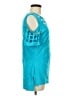 Sarin Mathews Teal Short Sleeve Top Size M - photo 4