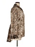 Mishca 100% Polyester Animal Print Brown Long Sleeve Blouse Size XL - photo 4