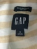 Gap 100% Linen Stripes Yellow Long Sleeve Button-Down Shirt Size S - photo 7