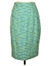 St. John Couture Tweed Green Formal Skirt Size 2 - photo 1