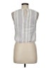 Splendid 100% Cotton Silver Sleeveless Blouse Size M - photo 2