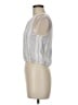 Splendid 100% Cotton Silver Sleeveless Blouse Size M - photo 5