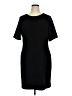 Mario Serrani Solid Black Casual Dress Size XL - photo 1