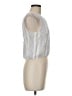 Splendid 100% Cotton Silver Sleeveless Blouse Size M - photo 4