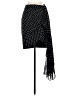 PatBO 100% Polyester Polka Dots Black Formal Skirt Size 2 - photo 1