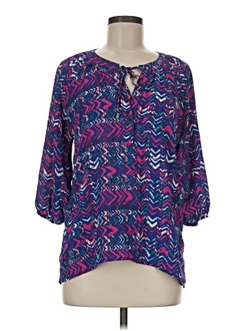Signature Studio 3/4 Sleeve Blouse (view 1)
