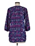 Signature Studio 100% Polyester Purple 3/4 Sleeve Blouse Size M - photo 2