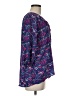 Signature Studio 100% Polyester Purple 3/4 Sleeve Blouse Size M - photo 4