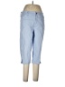 Gloria Vanderbilt Stripes Blue Jeans Size 12 - photo 1