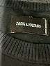 Zadig & Voltaire 100% Cotton Print Black Pullover Sweater Size L - photo 7