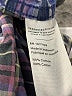 Tea 100% Cotton Plaid Purple Long Sleeve Button-Down Shirt Size 5 - photo 4