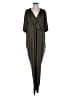 H By Halston Solid Green Jumpsuit Size 1X - photo 1