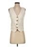 A New Day Ivory Sleeveless Button-Down Shirt Size S - photo 1
