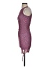 Pull&Bear Graphic Purple Cocktail Dress Size S - photo 5