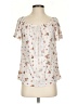 Bobbie Brooks White Short Sleeve Blouse Size S - photo 1