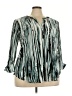 Sami & JO Teal Long Sleeve Blouse Size 3X - photo 1