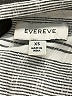 Evereve 100% Viscose Stripes Gray Short Sleeve Button-Down Shirt Size XS - photo 7