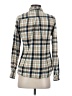 Woolrich 100% Cotton Plaid Blue Long Sleeve Button-Down Shirt Size S - photo 2