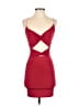 Windsor Solid Burgundy Cocktail Dress Size S - photo 1