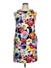 Grace Elements Print Blue Cocktail Dress Size 14 - photo 1