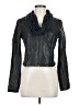 BCBGMAXAZRIA 100% Leather Black Gray Leather Jacket Size M - photo 1