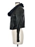BCBGMAXAZRIA 100% Leather Black Gray Leather Jacket Size M - photo 5